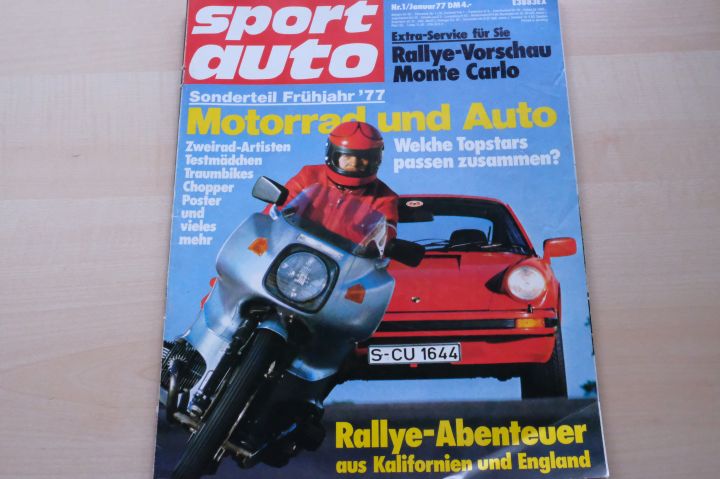 Deckblatt Sport Auto (01/1977)
